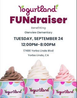 Yogurtland Fundraiser